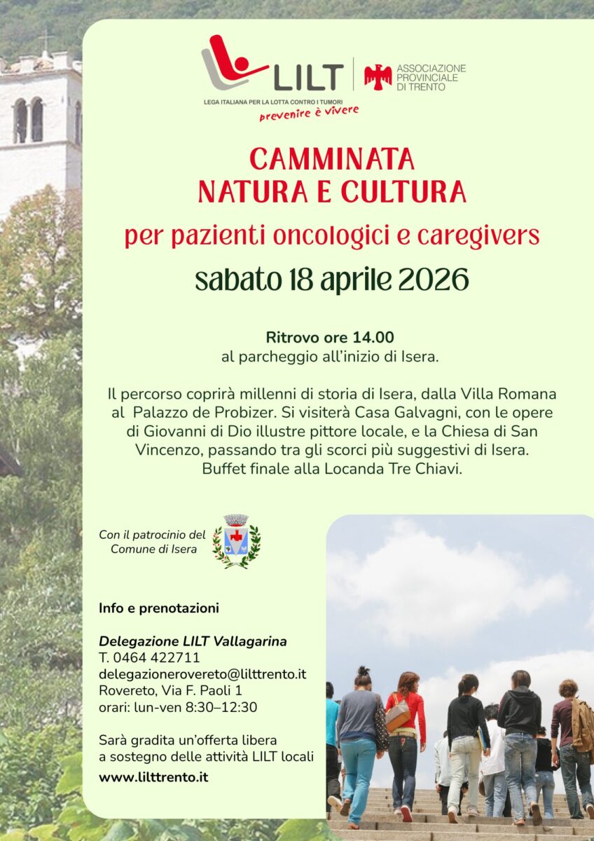 Passeggiata pazienti Isera 18aprile26